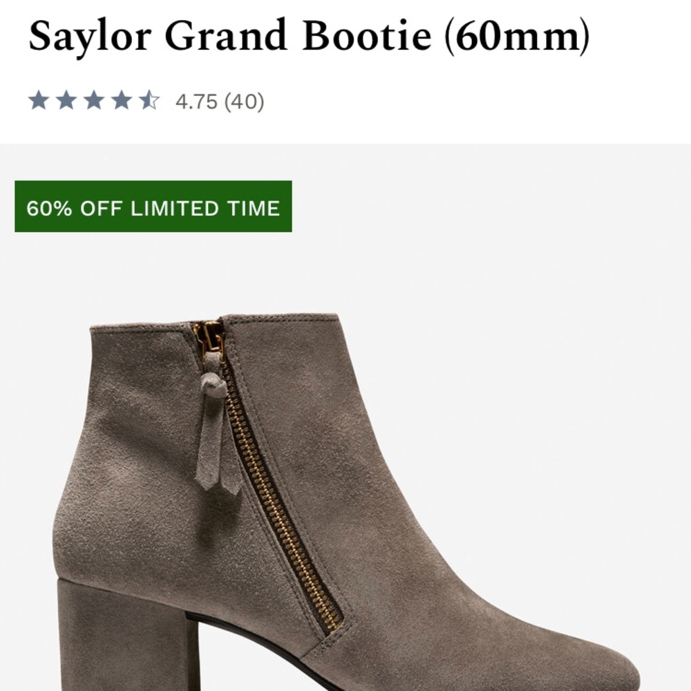 Cole Haan booties size 9 worn once